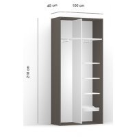 DULAP LEX 100-218-45 C GRI/DMON